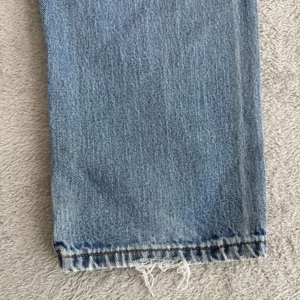 Levi's 550 Jeans Men 32X34 Blue Denim Cotton Relaxed Fit Medium Wash Tapered Leg
